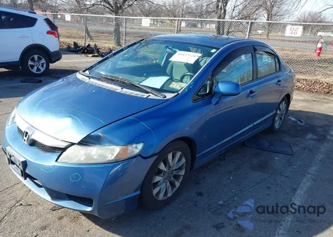 2009 Honda Civic Ex z USA, uszkodzony, nr VIN 1HGFA168X9L022675